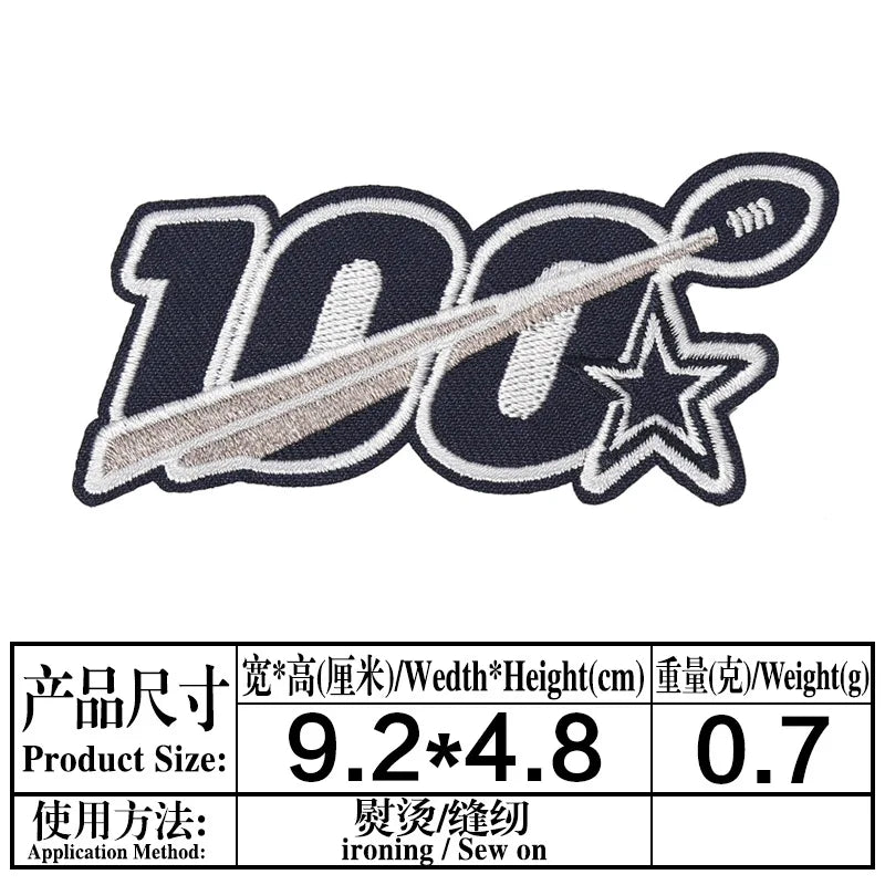 Sport Football Team LOGO Embroidery Dallas Cowboys Patches