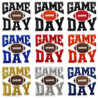Sport 3IN Football Game Day Embroidery Patch - Clpatch