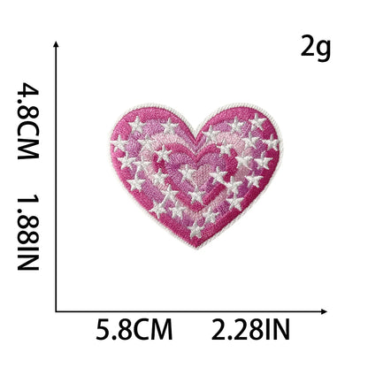 Lovely Pink Sequin Applique Custom Iron-On Embroidery Patches