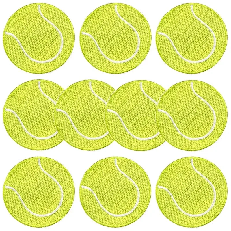 6 Sports Patches Basketball Football and Baseball Patches