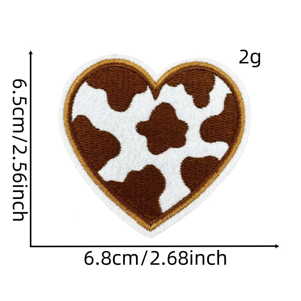 Western Style Iron-On Dolly Logo Design Badges Fabric Tucker Hat Clothing