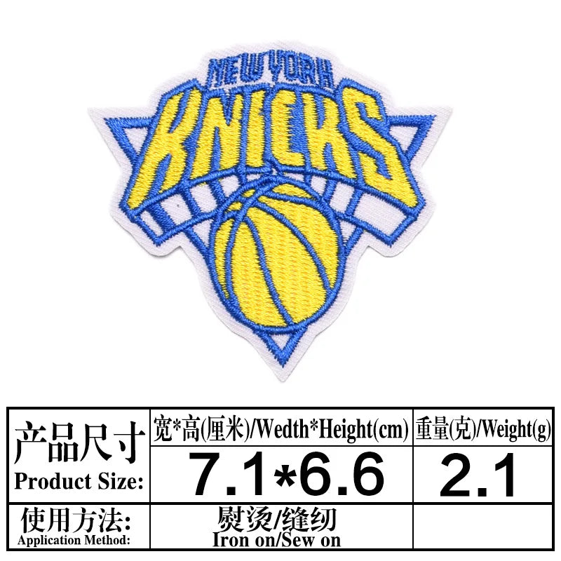 Basketball Team Patch Heat Press Sports Basketball Club logo Iron on Patches for Basketball