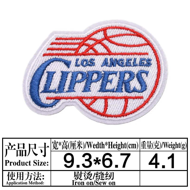 Basketball Team Patch Heat Press Sports Basketball Club logo Iron on Patches for Basketball