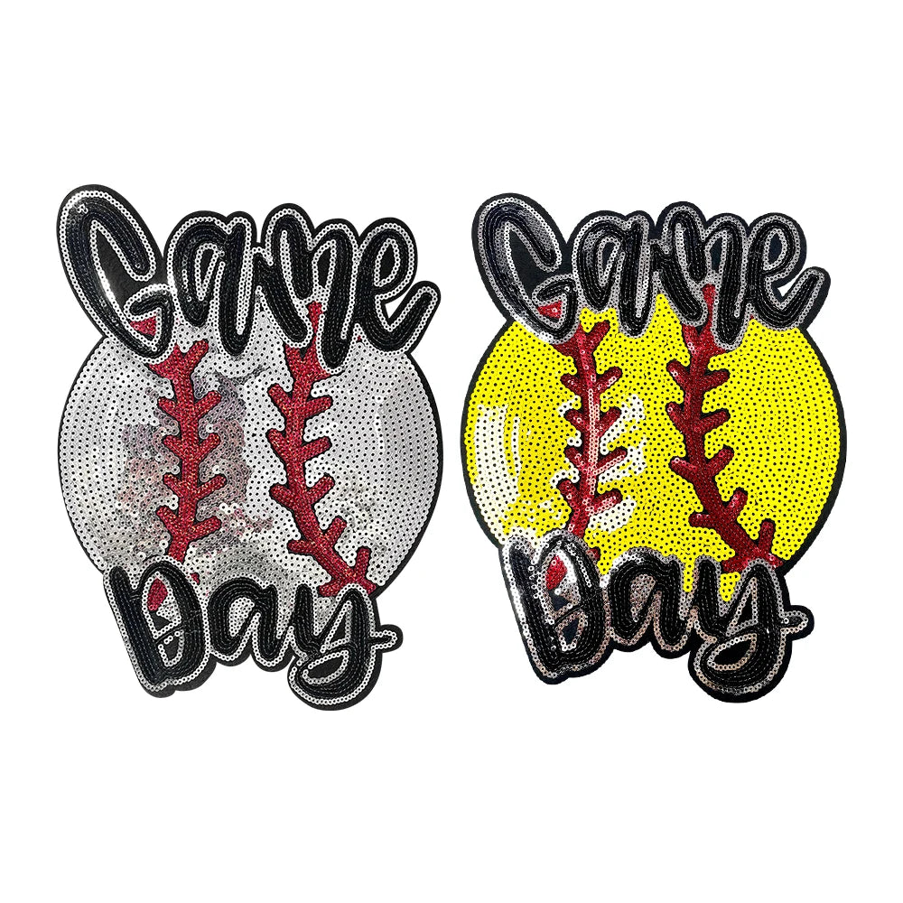 Game Day Baseball big Patches