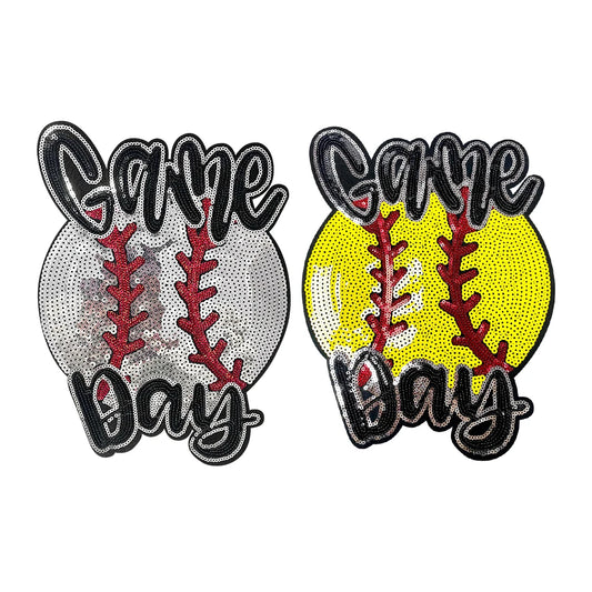 Game Day Baseball big Patches