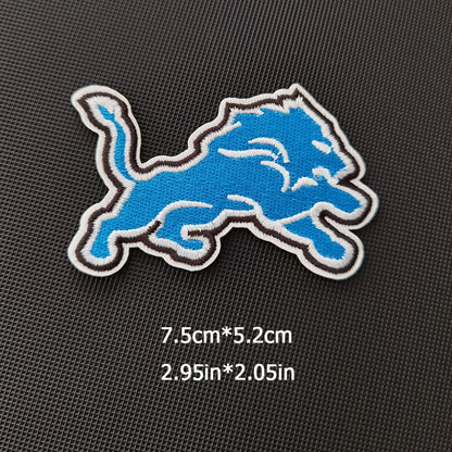 Lions Logo Patch Iron on NFL Football Team