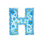 Floral Letter 5cm Patch Sets Easy-to-Use Iron-on Style