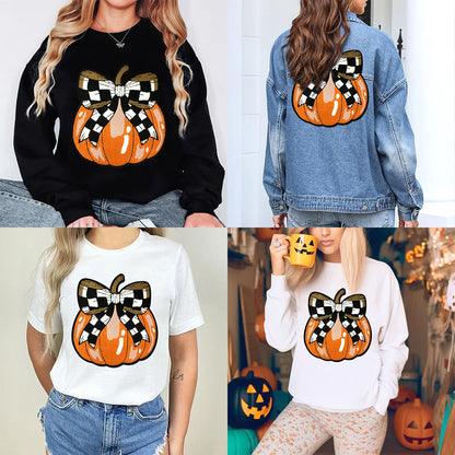 Holloween Pumpkin Chenille Big Patches