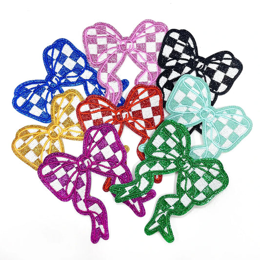 9.5CM Colorful Bow Iron-on patch