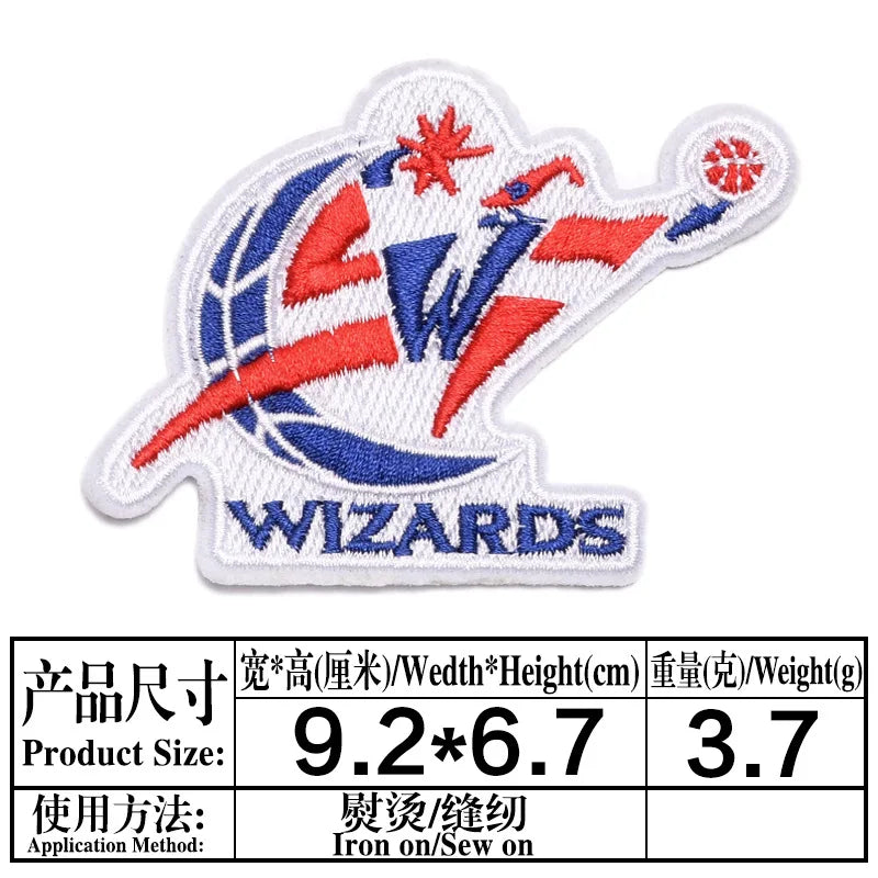 Basketball Team Patch Heat Press Sports Basketball Club logo Iron on Patches for Basketball