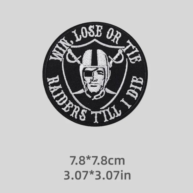 Raiders Patch Iron on for Jacket