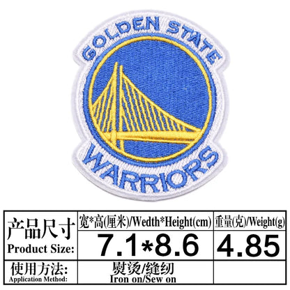 Basketball Team Patch Heat Press Sports Basketball Club logo Iron on Patches for Basketball