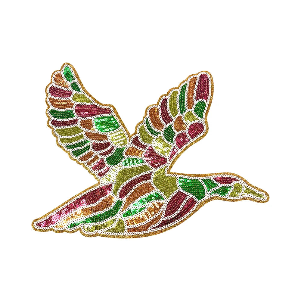 Duck big sequin patch