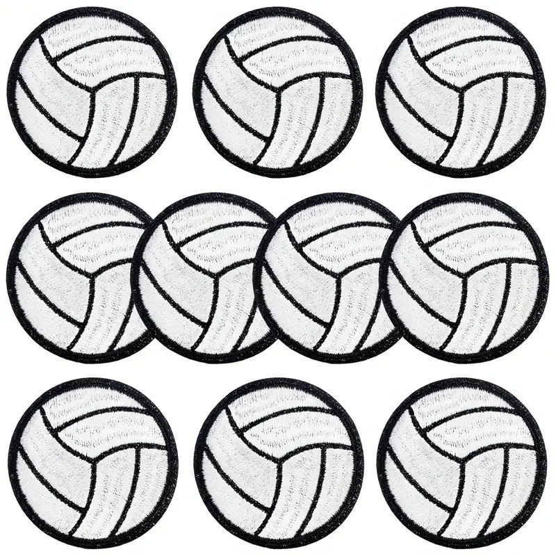 6 Sports Patches Basketball Football and Baseball Patches