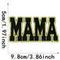 Colorful Cute Embroidered MOM Wifey Bow MAMA Patches Iron on for Clothes Jackets Makeup Bags Trucker Hats Mother's Day Gift DIY