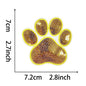 Paw Print Patch Sequin  Shape Patches
