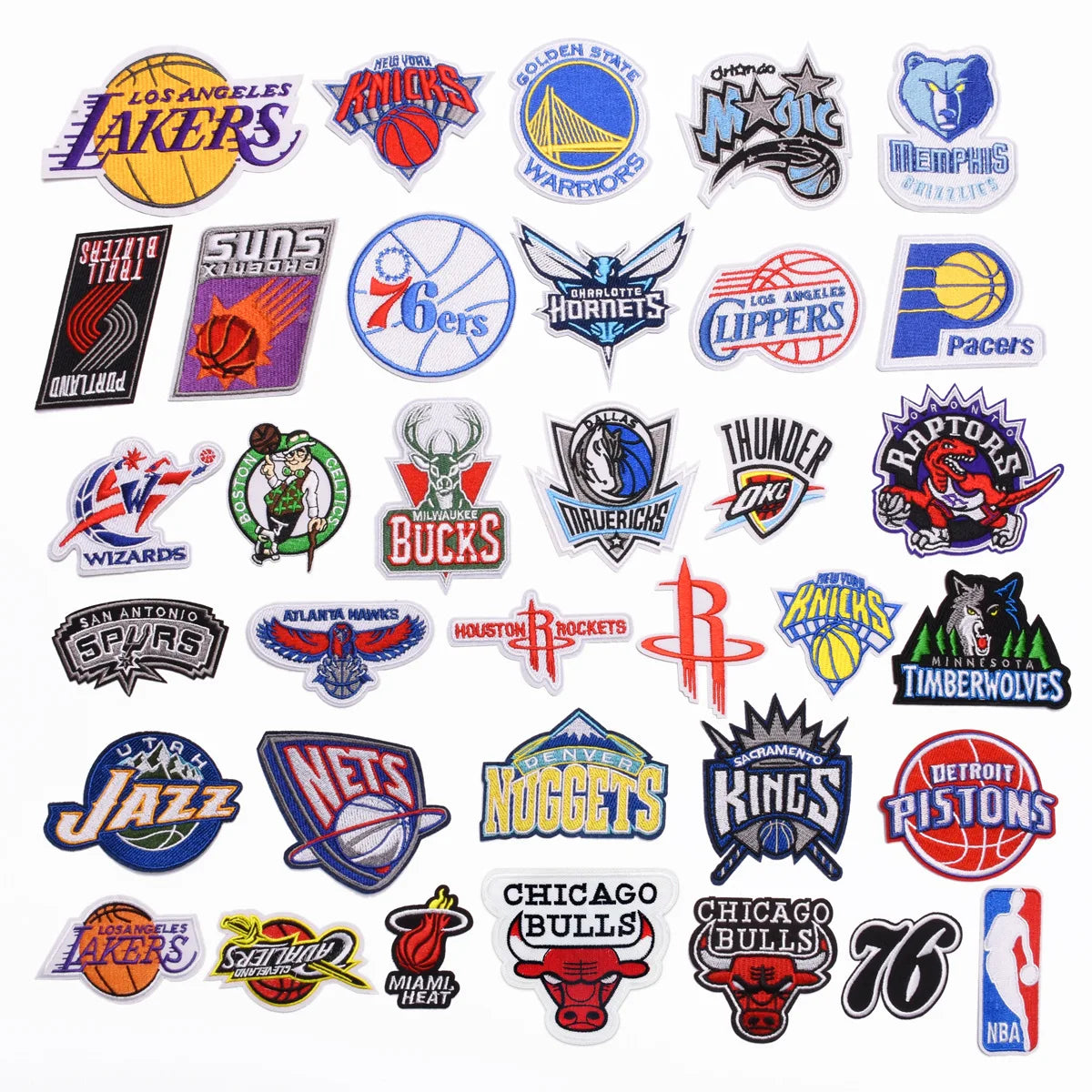Basketball Team Patch Heat Press Sports Basketball Club logo Iron on Patches for Basketball