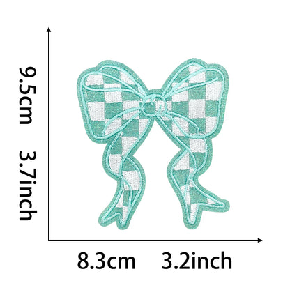 9.5CM Colorful Bow Iron-on patch