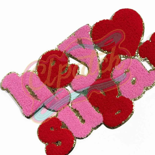 “Hey Sugar” chenille embroidery patches - Clpatch