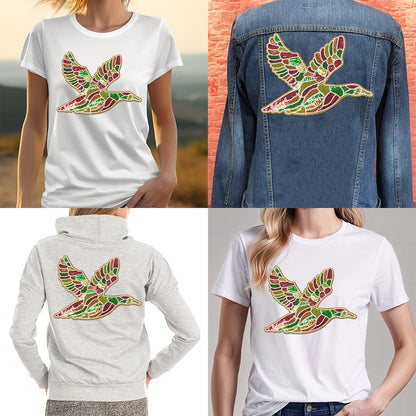 Duck big sequin patch