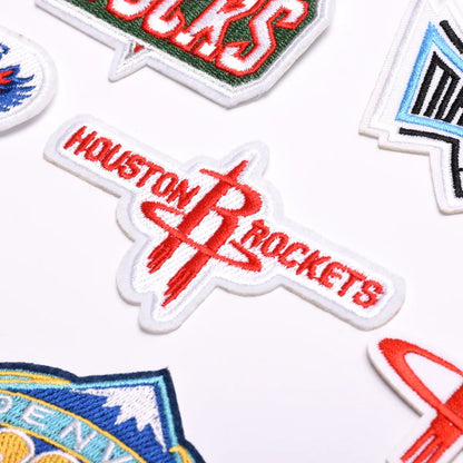 Basketball Team Patch Heat Press Sports Basketball Club logo Iron on Patches for Basketball
