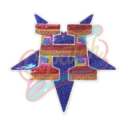 Houston Astros H Star sequin embroidery patch - Clpatch