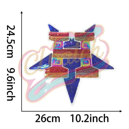 Houston Astros H Star sequin embroidery patch - Clpatch