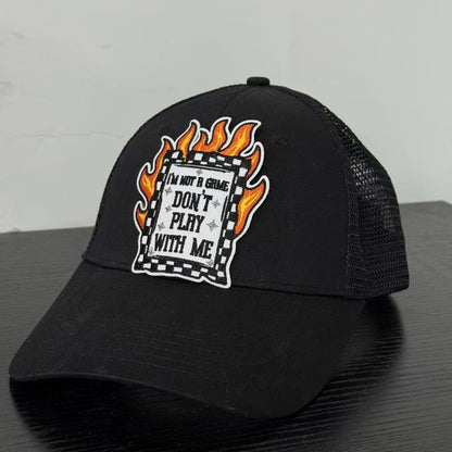 I'm Not a Game, Don't Play With Me – Embroidered Patch