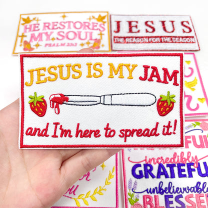 Jesus Is My Jam Faith Patch