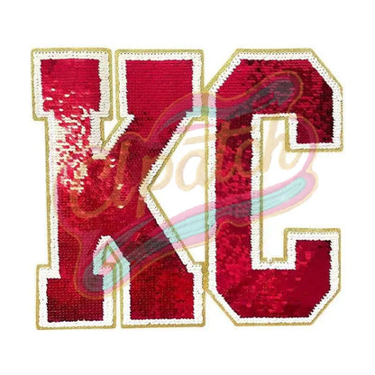 Kansas City flip sequins embroidery patch - Clpatch