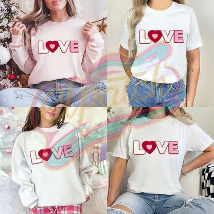 LOVE Chenille embroidery patches for cloth - Clpatch