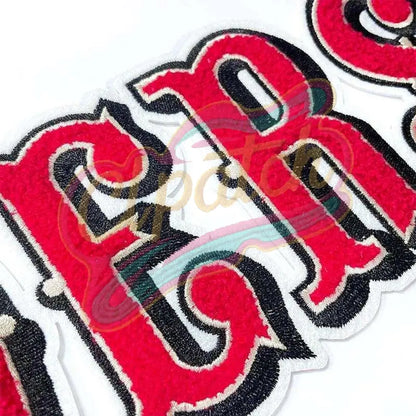 Large 49ERS Embroidery adhesive patch - Clpatch