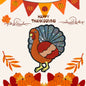 Large Turkey sequin cloth patches Thanksgiving Day - Clpatch