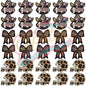 Leopard print, western cowboy style football cloth patch，hat patch - Clpatch