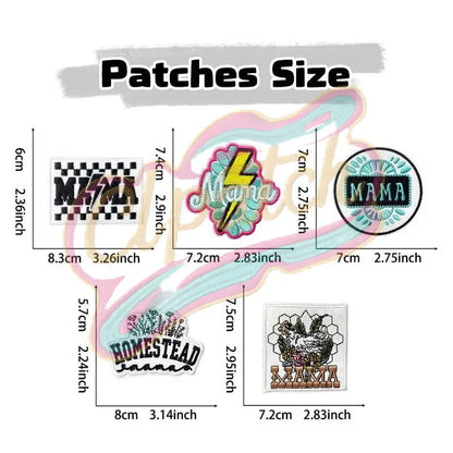 MAMA Applique Embroidery adhesive patches - Clpatch