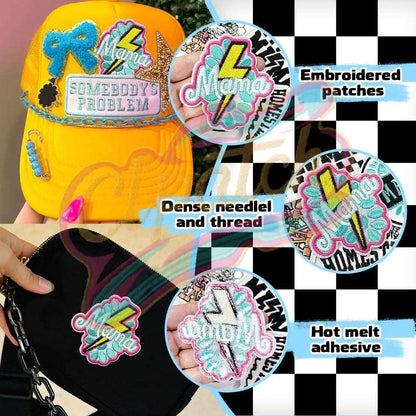 MAMA Applique Embroidery adhesive patches - Clpatch