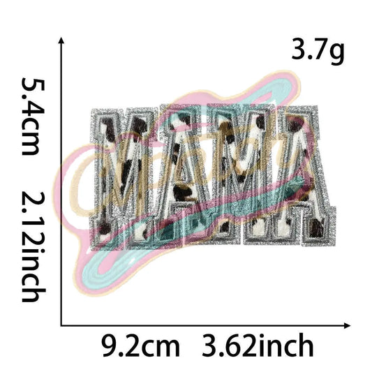 MAMA Series Leopard iron to embroidery patches - Clpatch