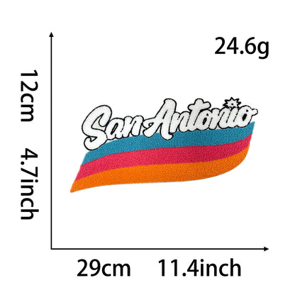 NBA SAN Antonio Spurs Towel embroidery big patch
