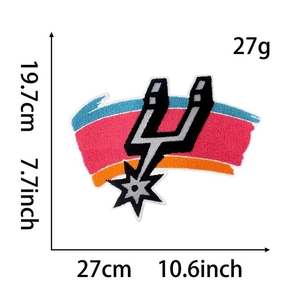 NBA SAN Antonio Spurs Towel chenile big patch