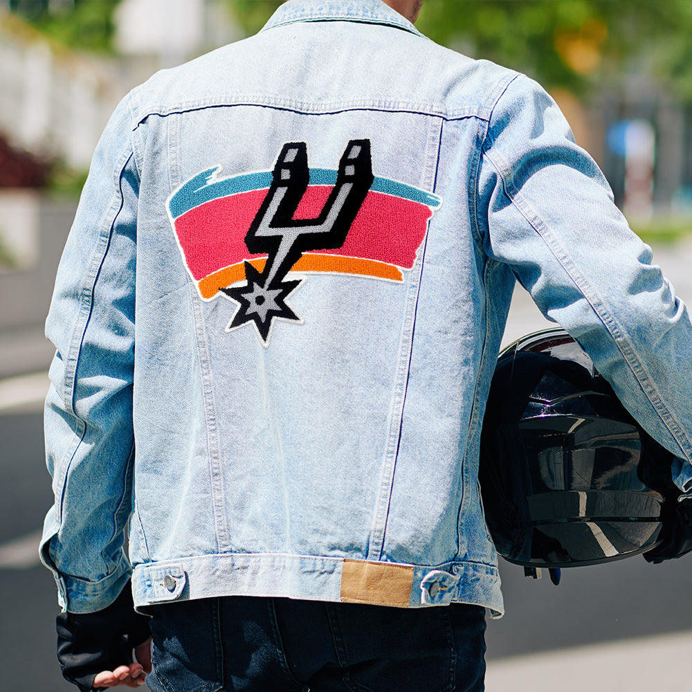 NBA SAN Antonio Spurs Towel chenile big patch