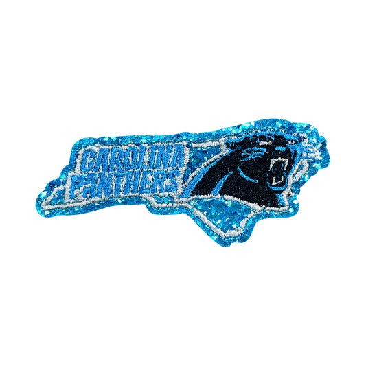 NFL Sport North Carolina Carolina Panthers Glitter Logo Patch