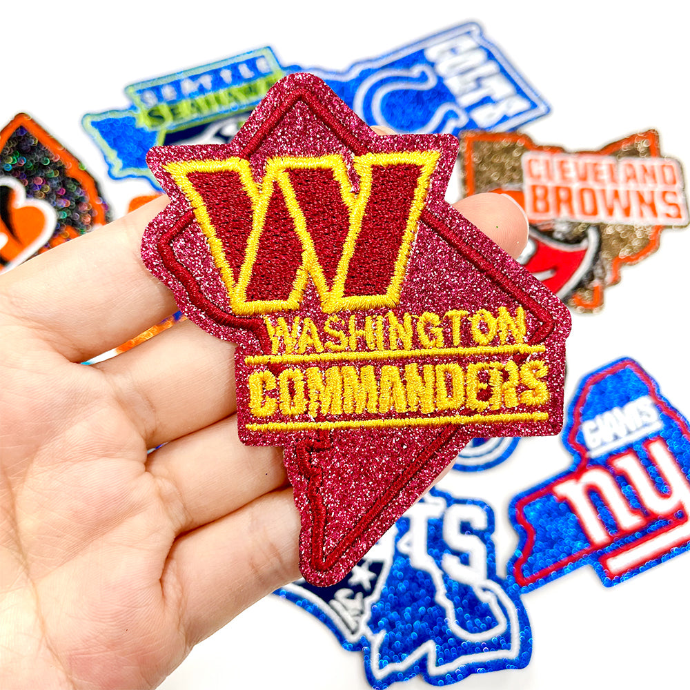 NFL Sport D.C. Commanders Glitter Logo Patch
