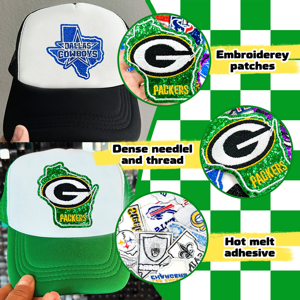 NFL Sport Texas Dallas Cowboys Glitter Logo