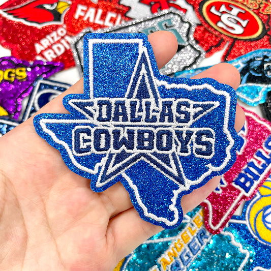 NFL Sport Texas Dallas Cowboys Glitter Logo