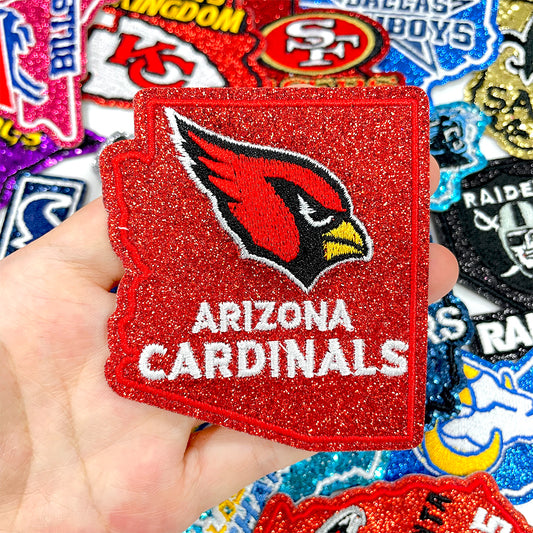 NFL Sport Arizona Arizona Cardinals Glitter Logo Patch