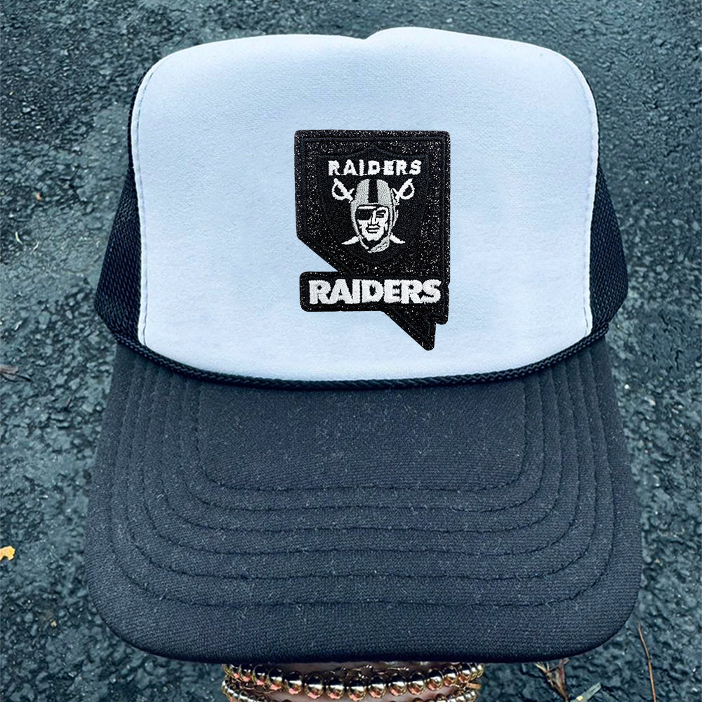 NFL Sport Nevada Las Vegas Raiders Glitter Logo Patch
