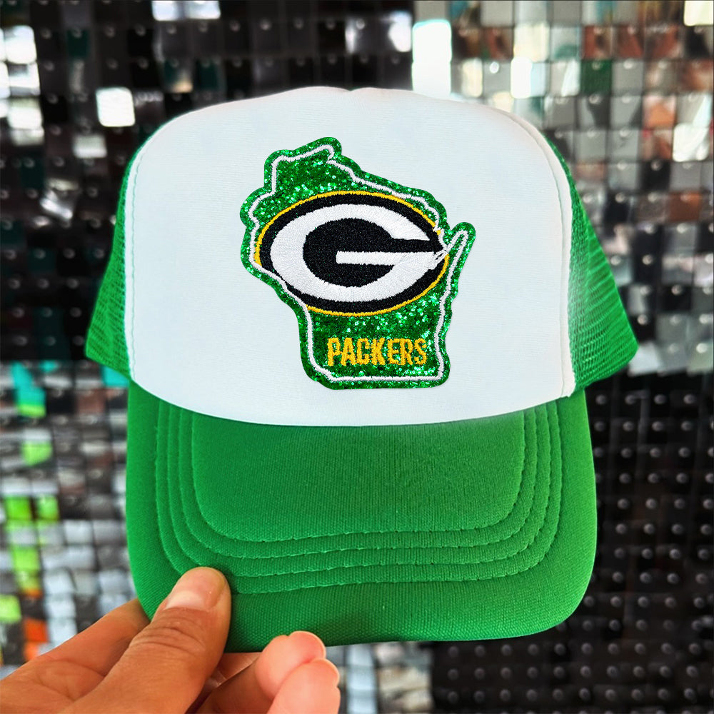 NFL Sport Wisconsin Green Bay Packers Glitter Logo Patch