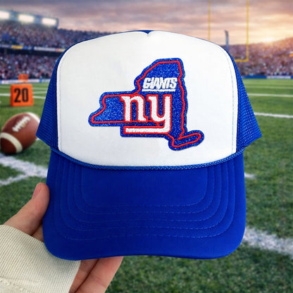 NFL Sport Ny Glitter Logo Patch