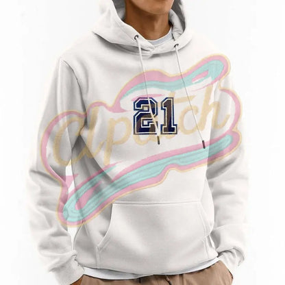 Number 0-9 embroidery blue hat sweater patch - Clpatch