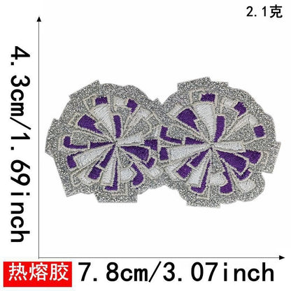cheer pom patches 5pcs a set